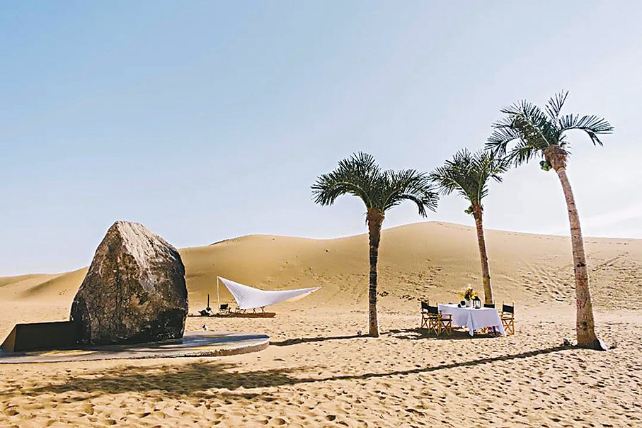 ◆酒店戶外沙漠景色