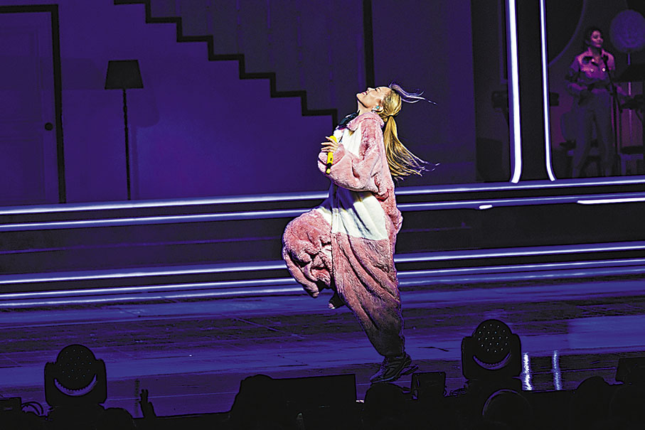 ◆活潑鬼馬的祖兒為觀眾帶來不少歡樂。