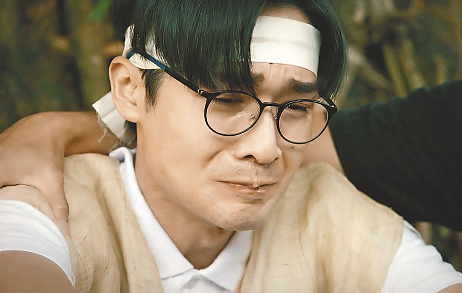 ◆吳子冲呢場爆喊戲真係喊到眼淚鼻涕都流出來。