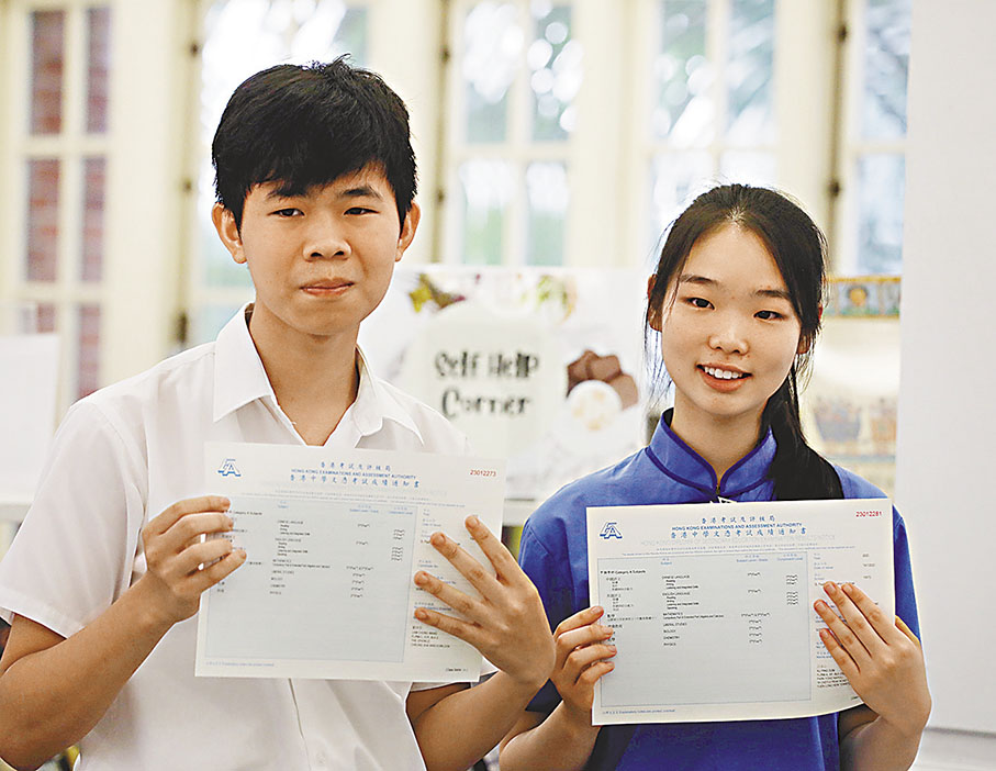 ◆藍仲宏(左)、古冰心(右) 香港文匯報記者萬霜靈  攝