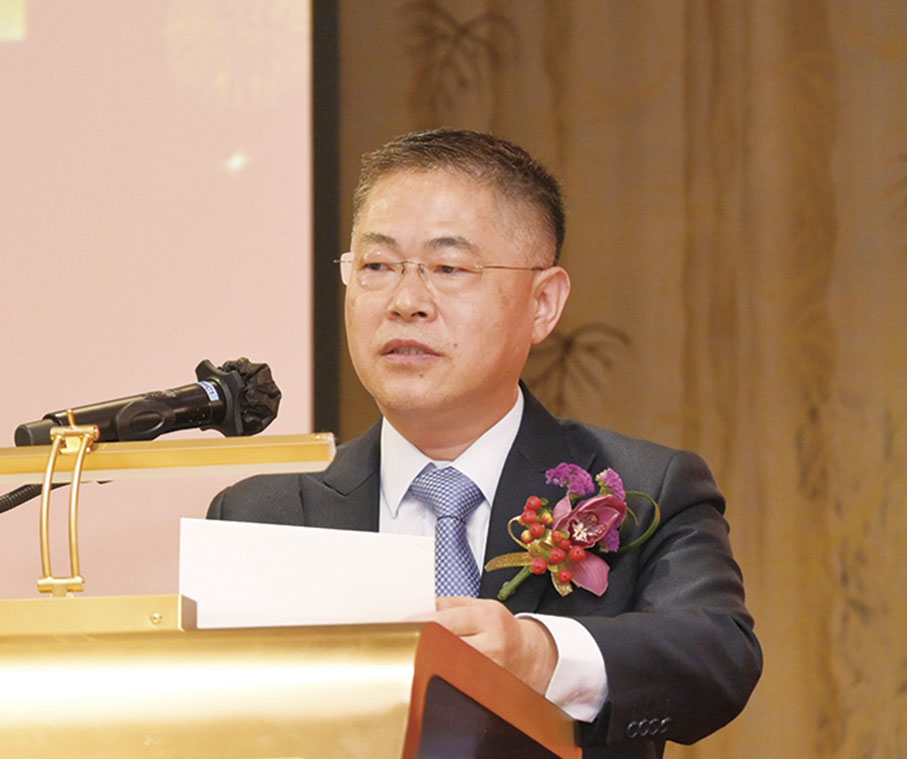 ◆ 吳玉平發表致辭。