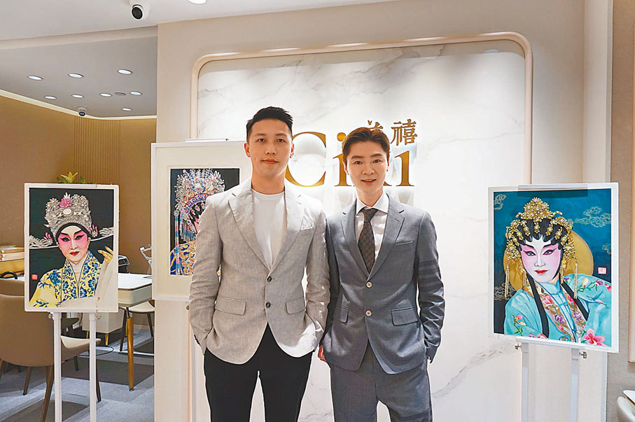 ◆Bon感謝Gilbert（右）為自己圓夢。 張岳悅 攝