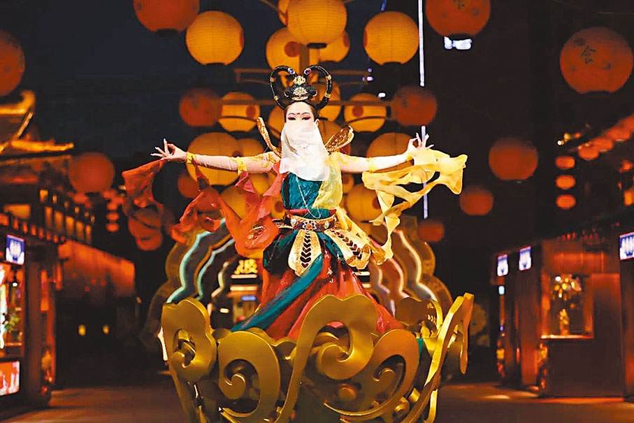 ◆千年前從西域傳來的胡旋舞如今在西安備受歡迎。