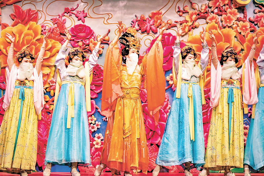 ◆大唐不夜城一舞傾城的《霓裳羽衣》。