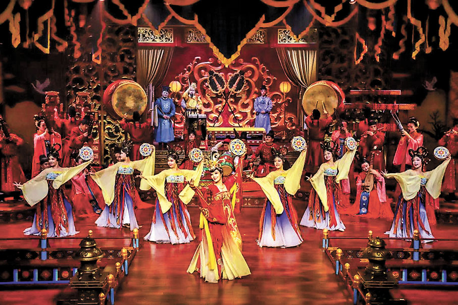 ◆《夢迴大唐》舞蹈讓遊客恍若穿越。