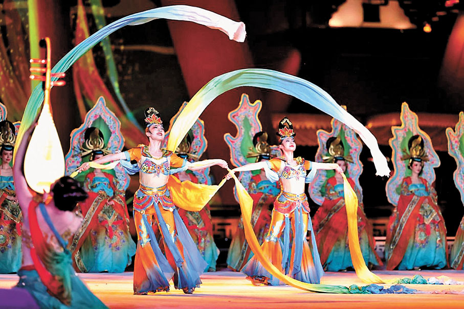 ◆中國—中亞峰會期間的表演。