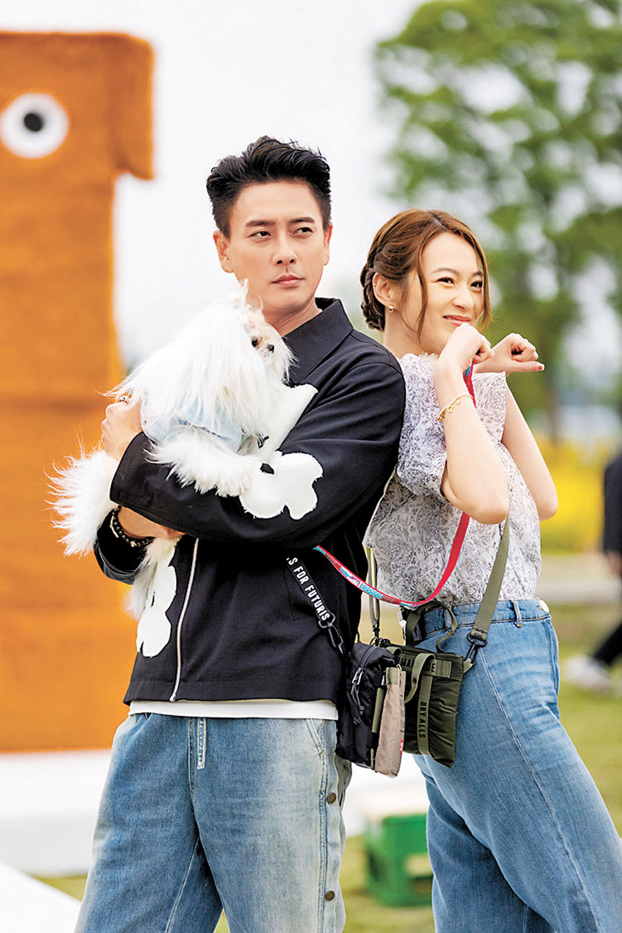 ◆ 黃宗澤搞笑化身蔡潔的惡犬,好玩得。