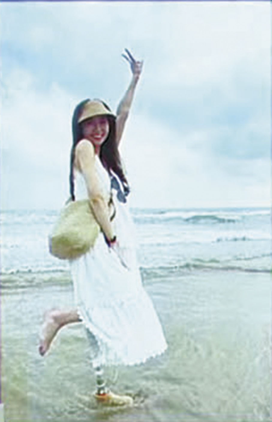 ◆ 胡月表示，只要邁出第一步就會有不一樣的天地。