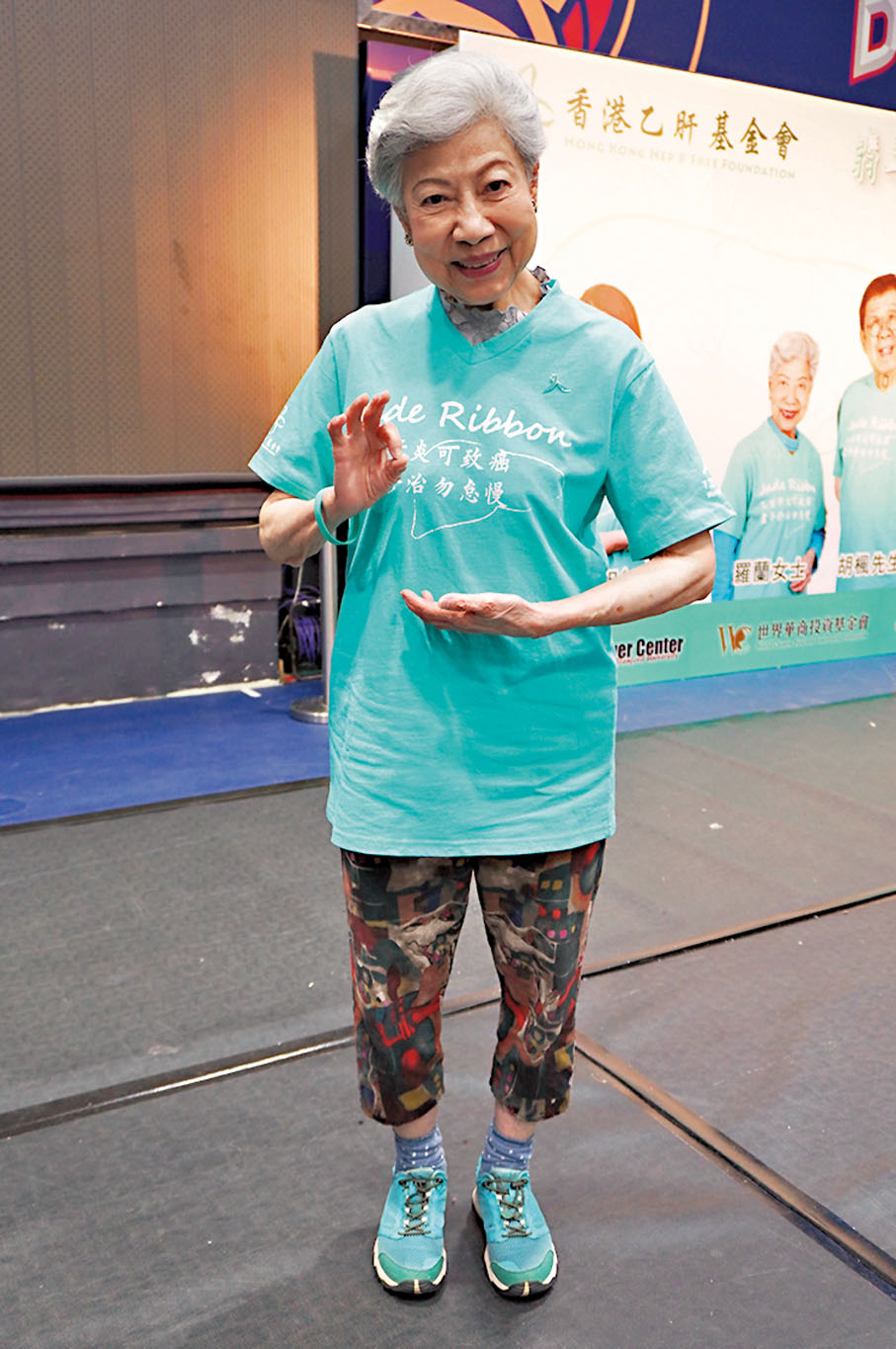 ◆羅蘭最近身體狀況不錯。