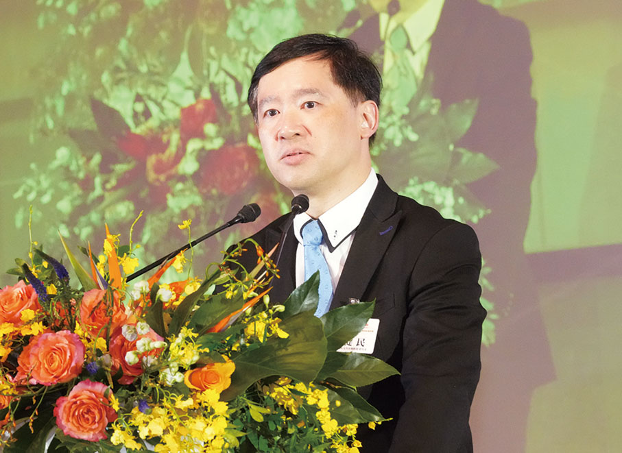 ◆ 胡健民致辭。