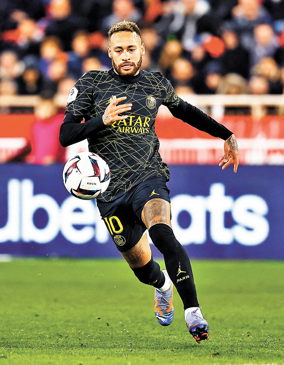 ◆缺席了上賽季下半段大部分時間，熱身賽對尼馬來說更為重要。資料圖片