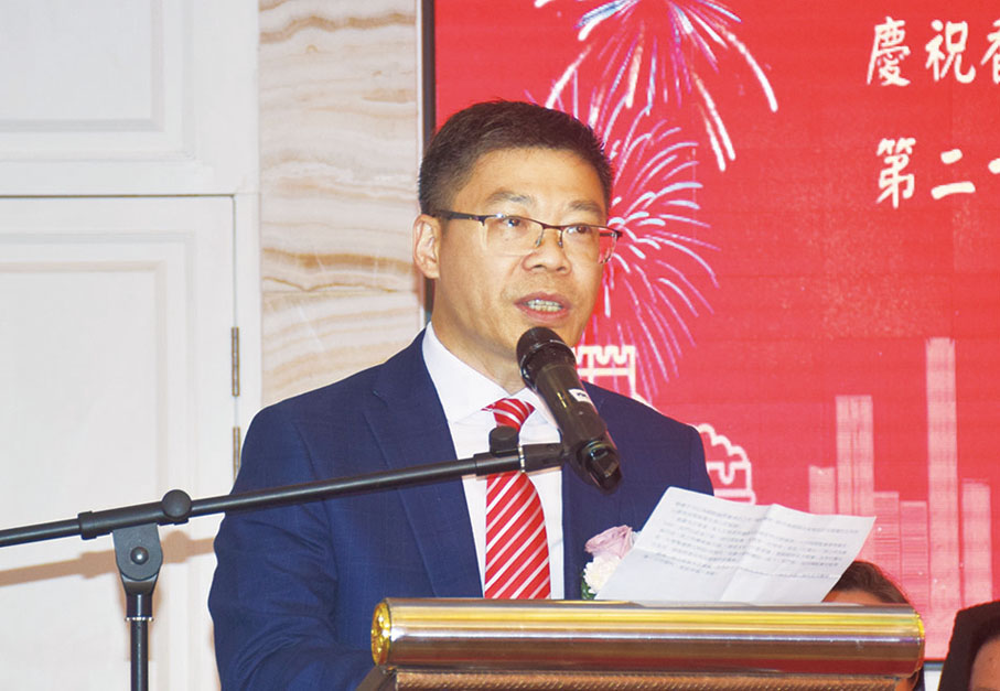 ◆ 嚴志峰致辭。