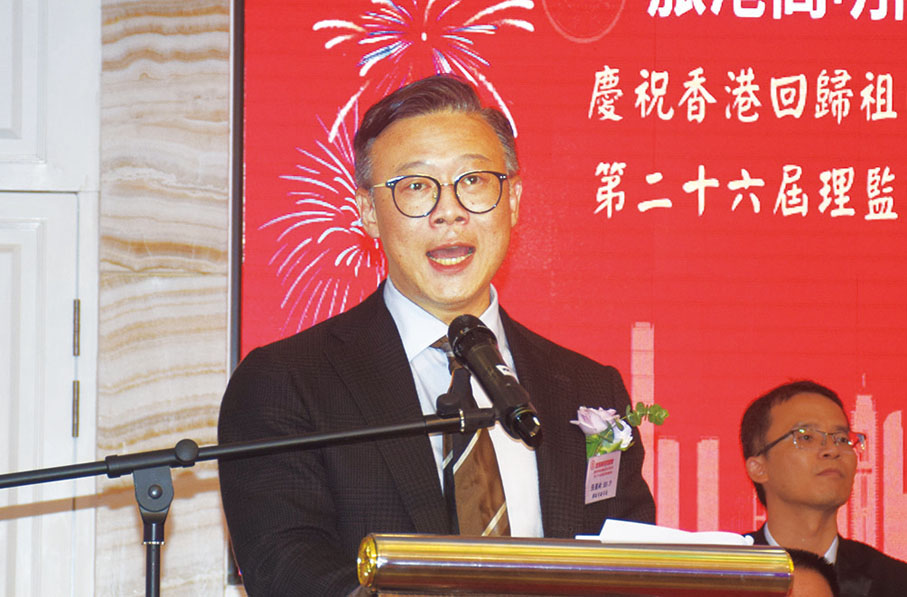 ◆ 張國鈞致辭。