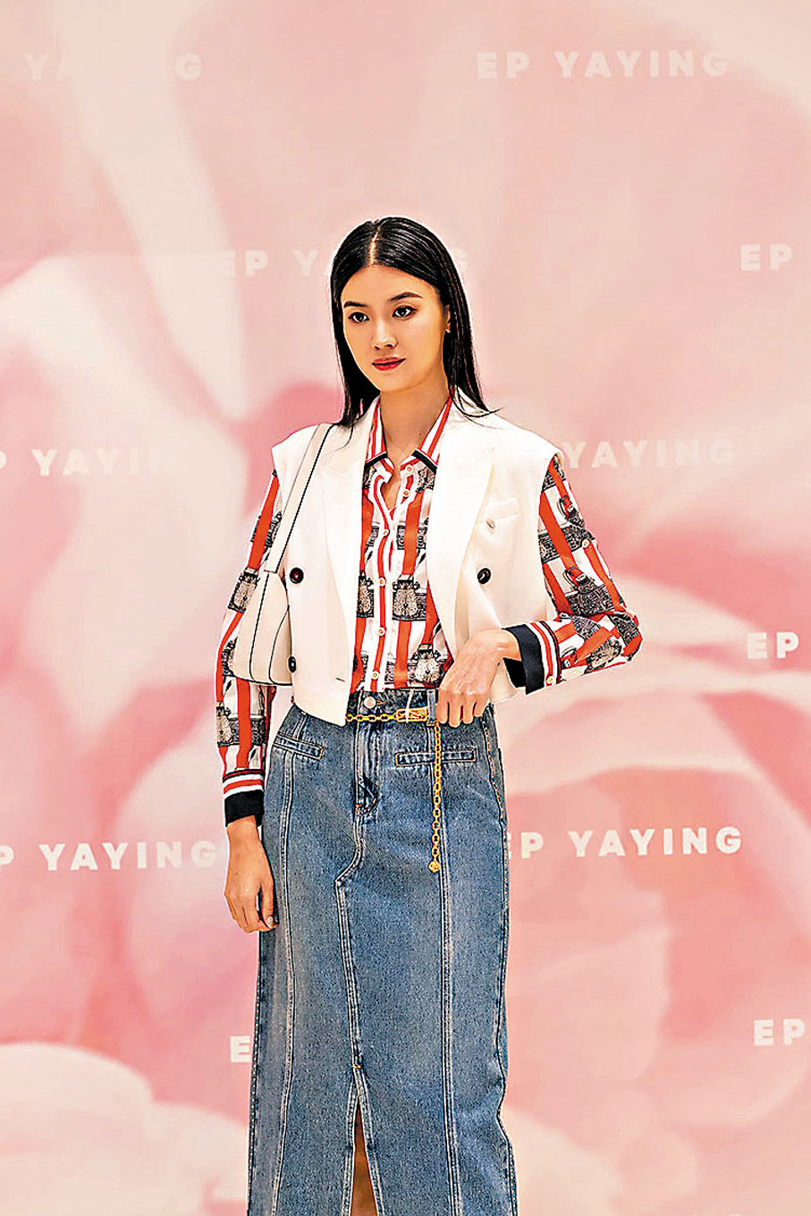 ◆真絲雙面印花襯衫