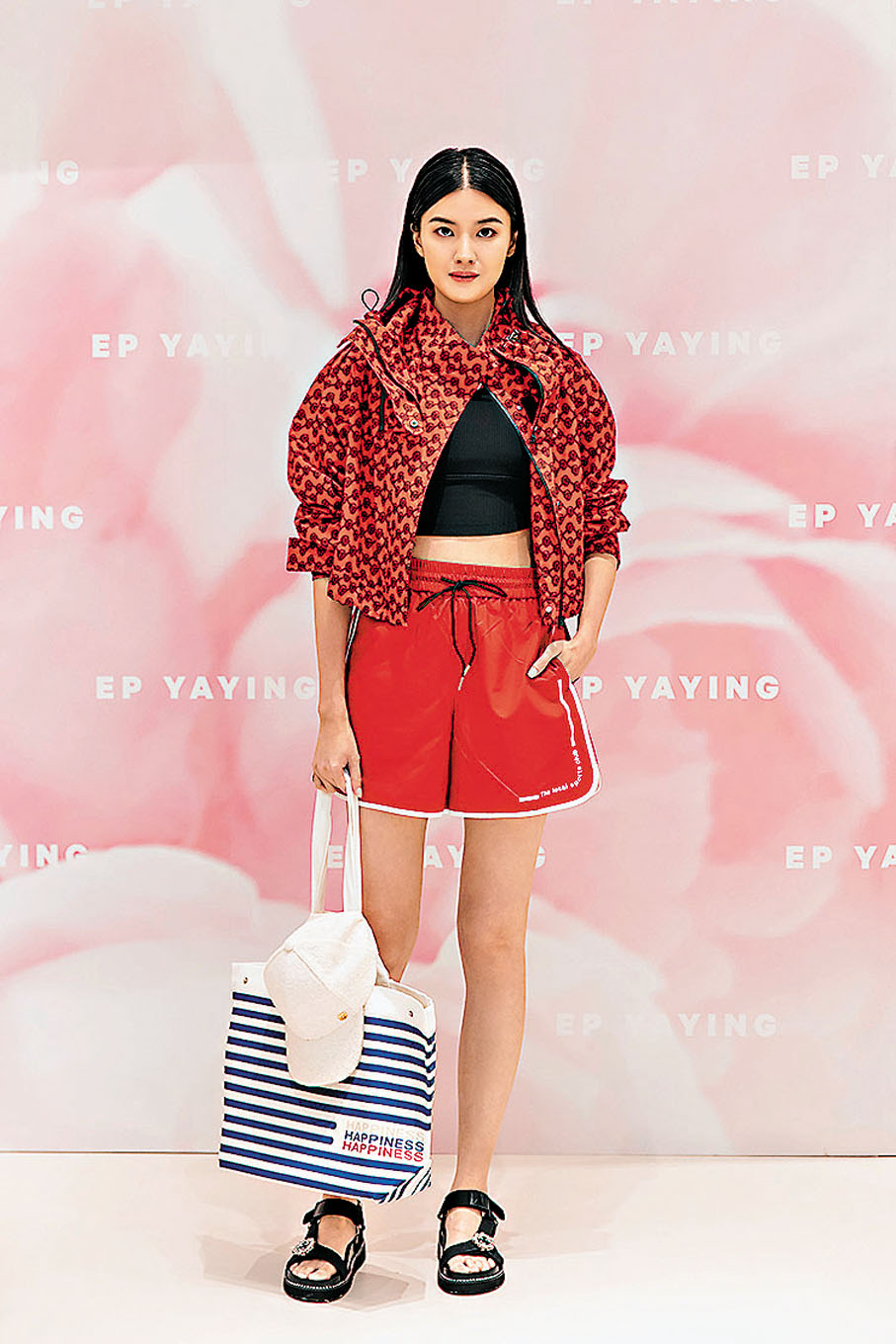 ◆運動外套、條紋帆布袋