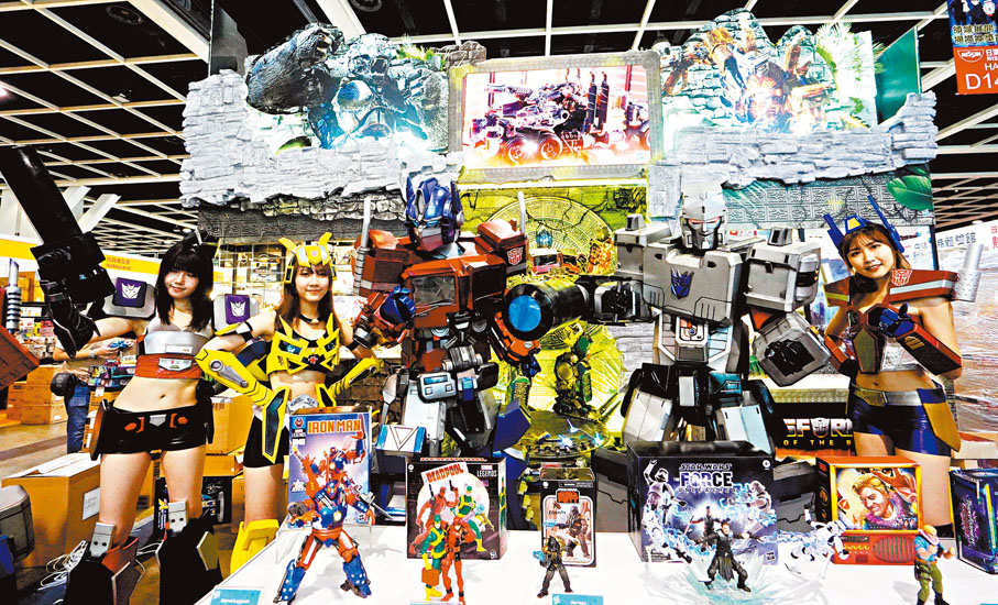 ◆孩之寶將優先發售多款《變形金剛》系列產品。香港文匯報記者曾興偉  攝