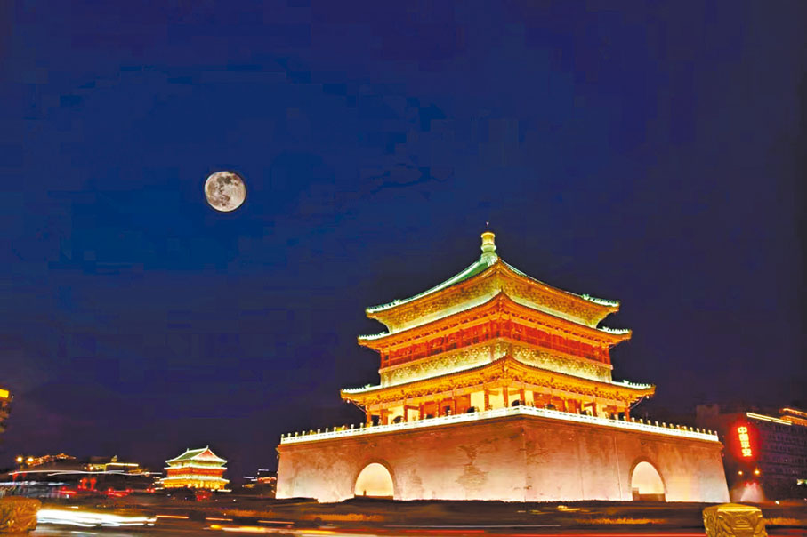 ◆西安鐘鼓樓。