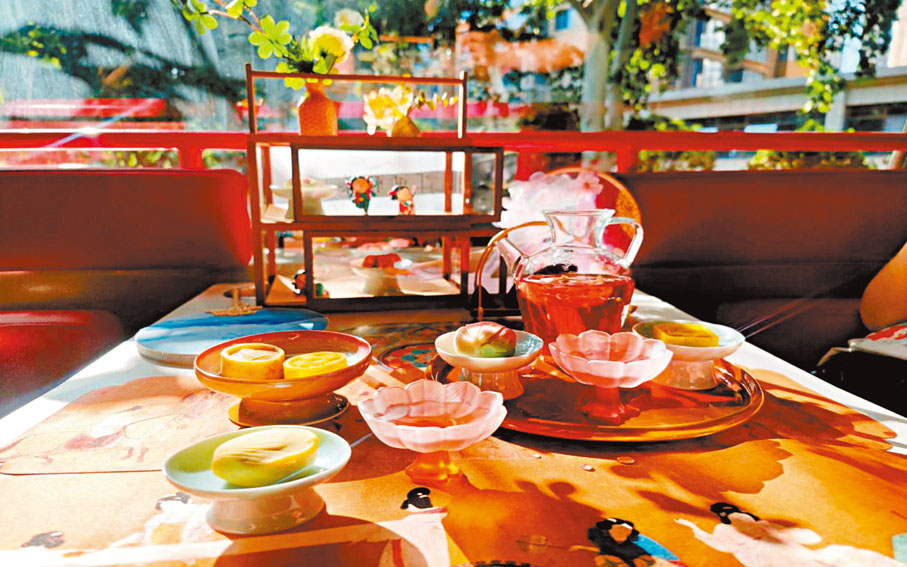 ◆遊客可以一邊觀光，一邊觀盛唐之美，品味盛唐滋味。