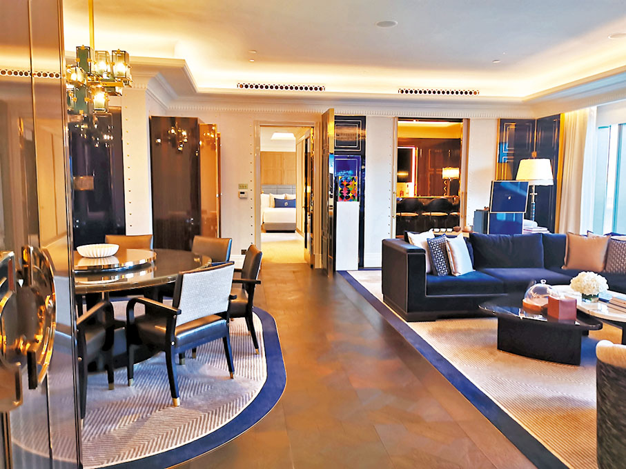 ◆大衛·碧咸套房的客廳及飯廳