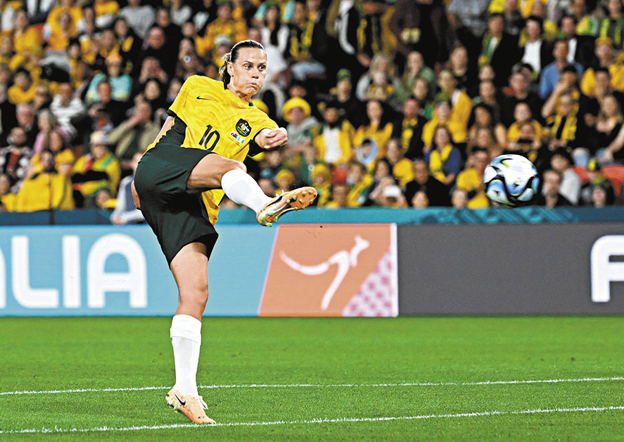 ◆ 上仗轟入一球的前鋒雲艾蒙最終能否協助澳洲隊順利出線？  資料圖片