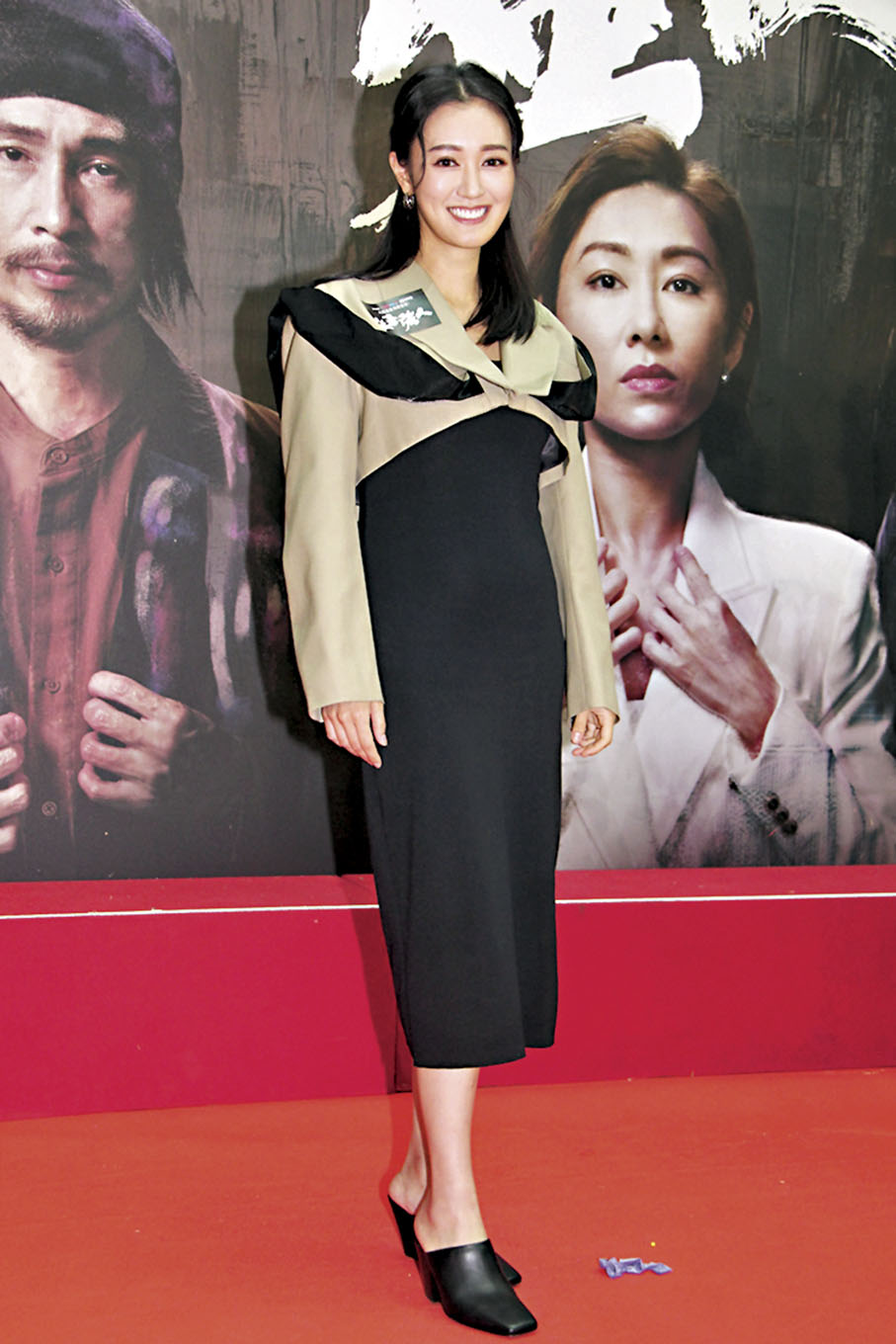 ◆已懷胎6個月的張寶兒身形依然纖瘦。