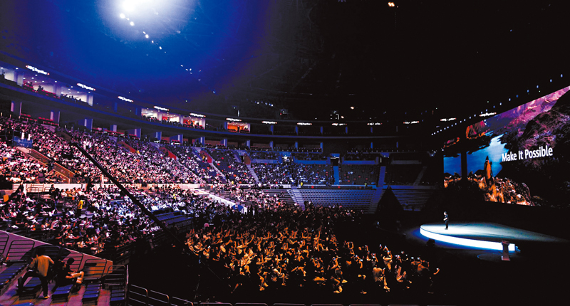 ◆華為開發者大會2023昨天召開。 香港文匯報記者郭若溪 攝