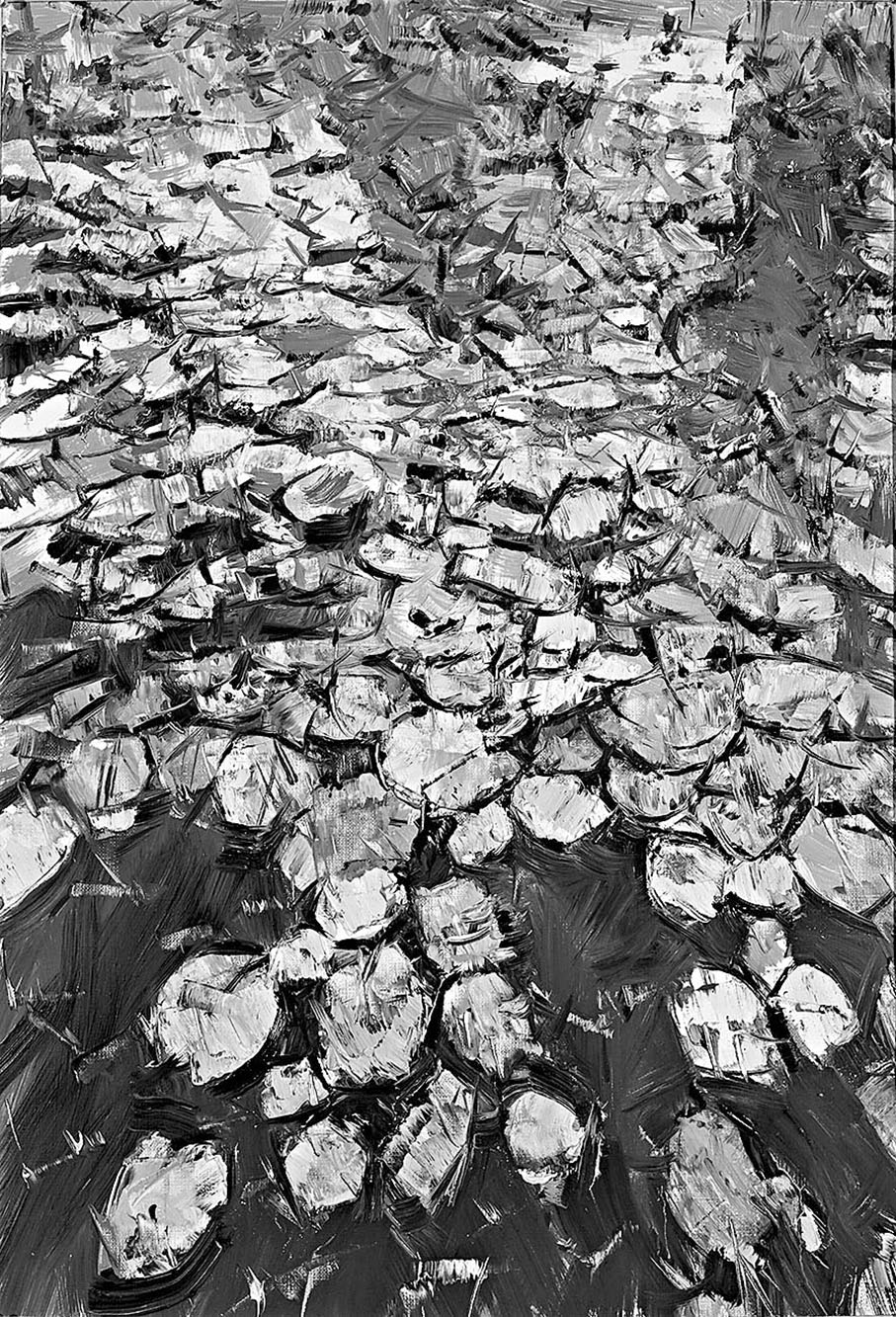 ◆《湖畔風荷之二》