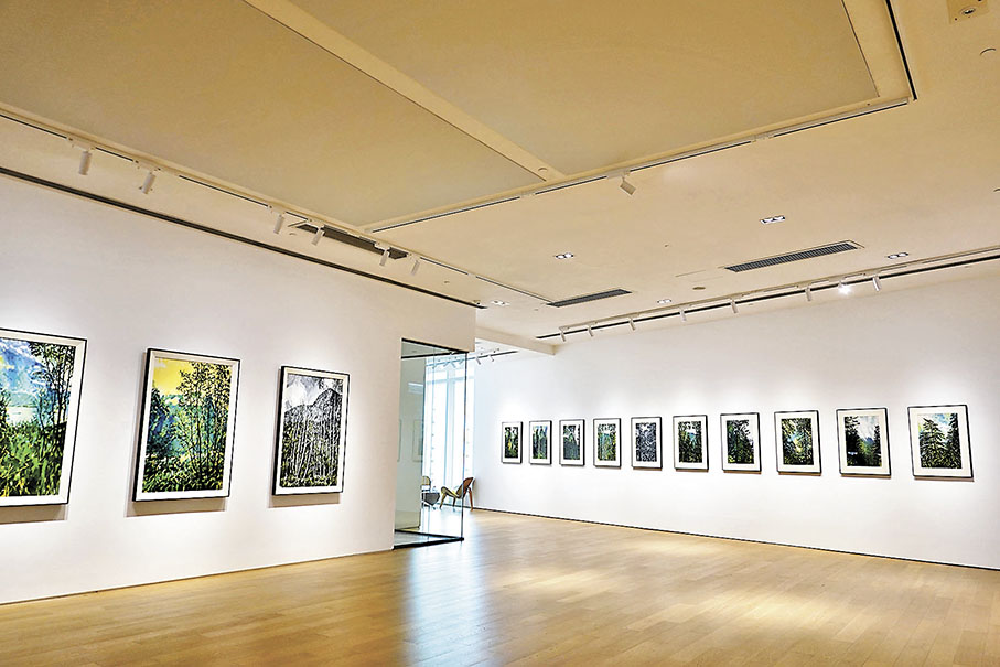 ◆一丘一壑畫的是精巧秀麗的江南山水。