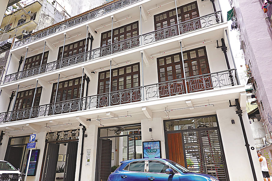 ◆香港文學館將設於灣仔茂羅街7號的「綠屋」。 黃依江 攝