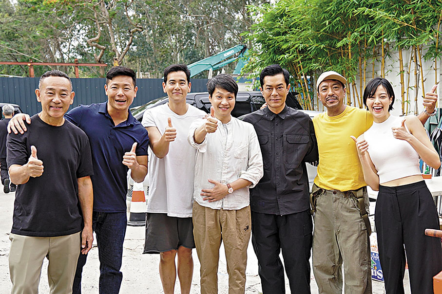 ◆ 彭于晏、導演唐唯瀚、古天樂、姜皓文和盧慧敏合拍新片。