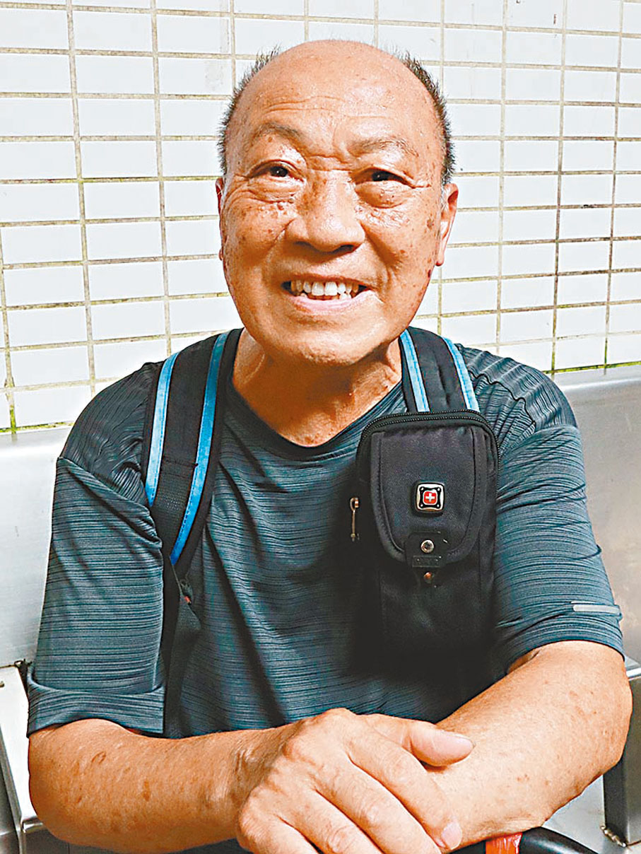 ◆沈先生。香港文匯報記者北山彥  攝