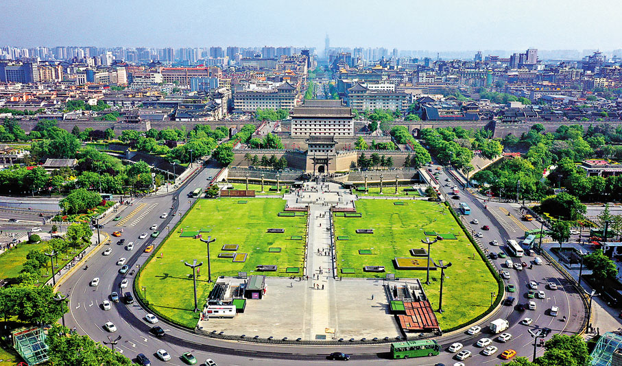 ◆西安城牆景區永寧門文化廣場