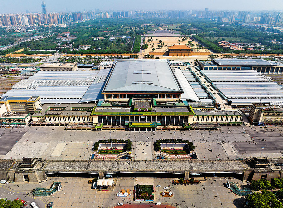 ◆西安火車站與大明宮國家遺址公園