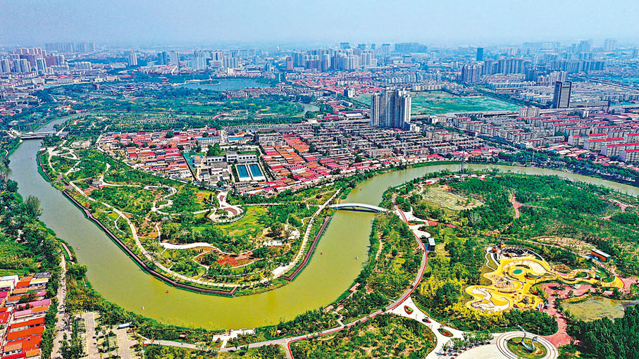 ◆滄州市區境內的京杭大運河河道