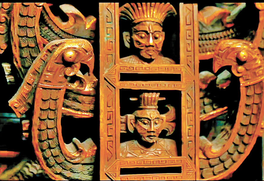 ◆封神大殿裏所有細節都是參考了各個博物館不同時期的歷史文物，由數百名藝術家和工匠經過數月完成。 網上圖片