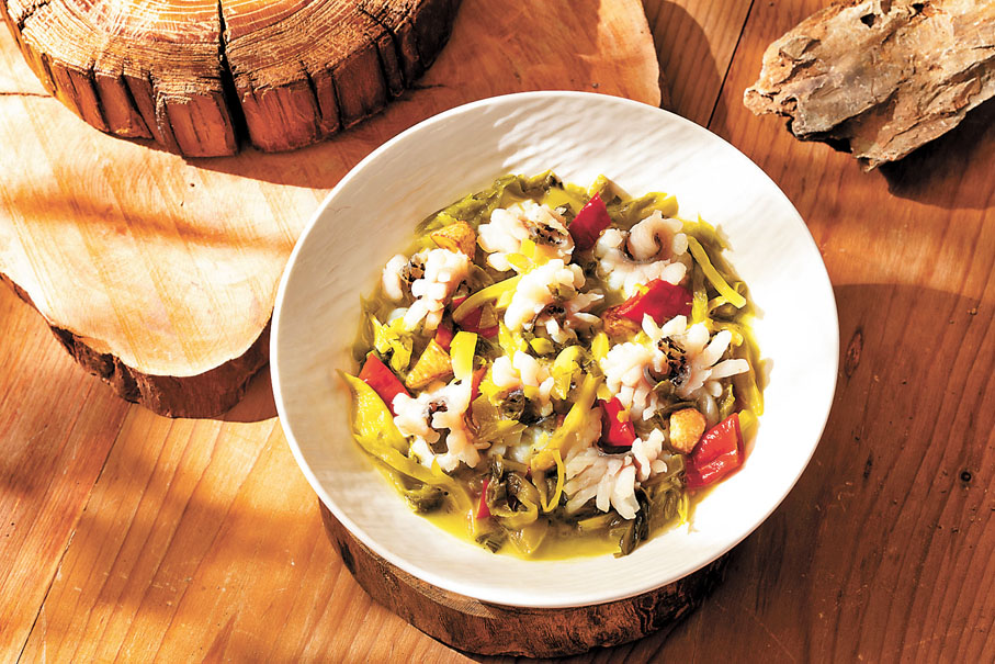 ◆酸菜煮脆魚花