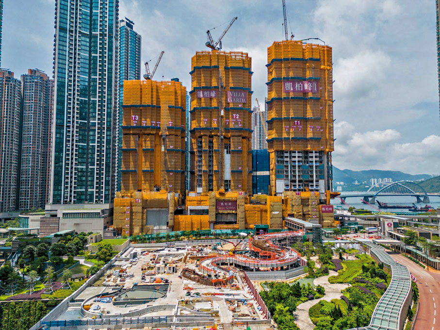 ◆日出康城凱柏峰III提供644伙，包括開放式單位。