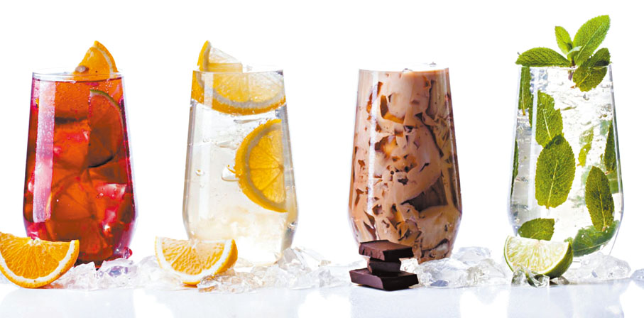 ◆雖然冷飲可解暑，但大量飲用會刺激胃腸道。