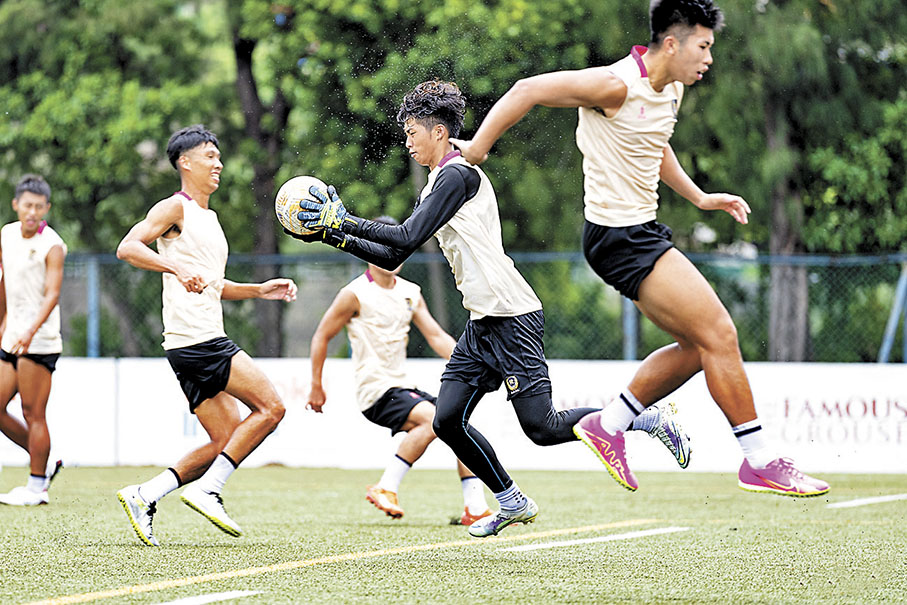 ◆晉峰昨日開操，新球季以培訓年輕球員為宗旨。 球會圖片