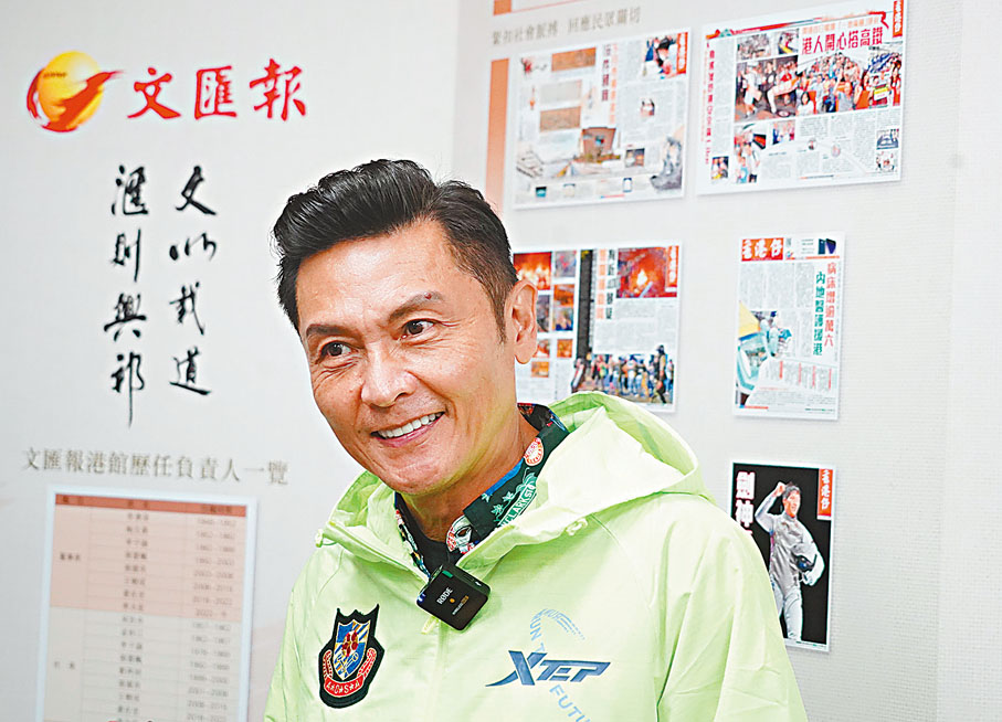 ◆ 關禮傑表示阿叻在踢波就有信心。