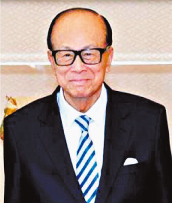 ◆ 李嘉誠。 資料圖片