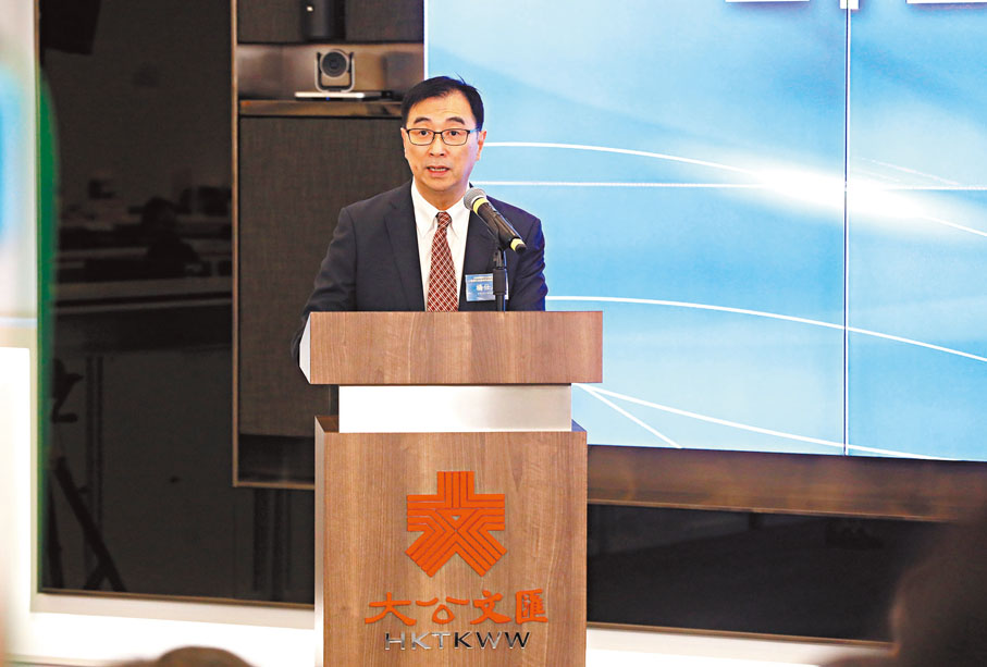 ◆ 楊仕名。 香港文匯報記者萬霜靈  攝