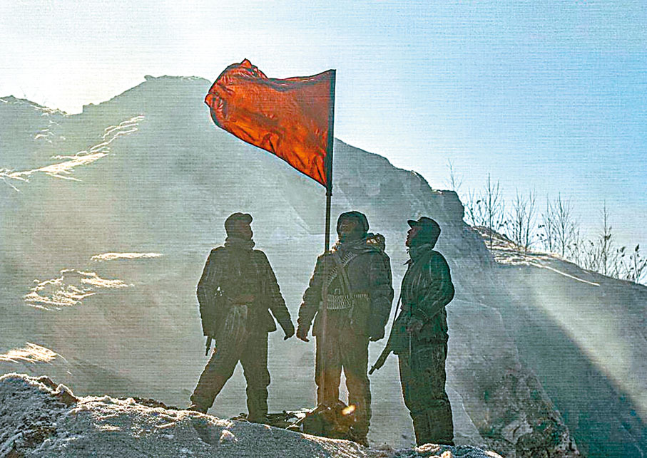 ◆《冰雪尖刀連》在零下40攝氏的嚴寒下拍攝。