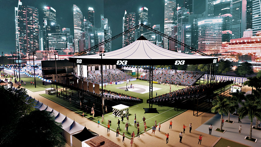 ◆維園將為大賽搭建3x3專用場地。