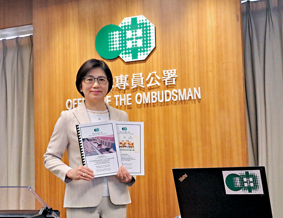 ◆趙慧賢批評環保署、食環署及地政總署跟進投訴時欠缺妥善協作。香港文匯報記者聶曉輝  攝