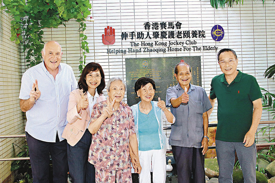 ◆ 左起：麥履善、朱可您、胡洛卿、楊少平、黎兆朗、伍尚偉。