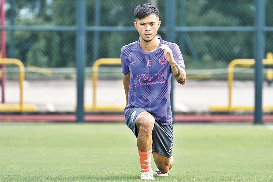 ◆新兵陳肇鈞港超經驗豐富。 球會圖片