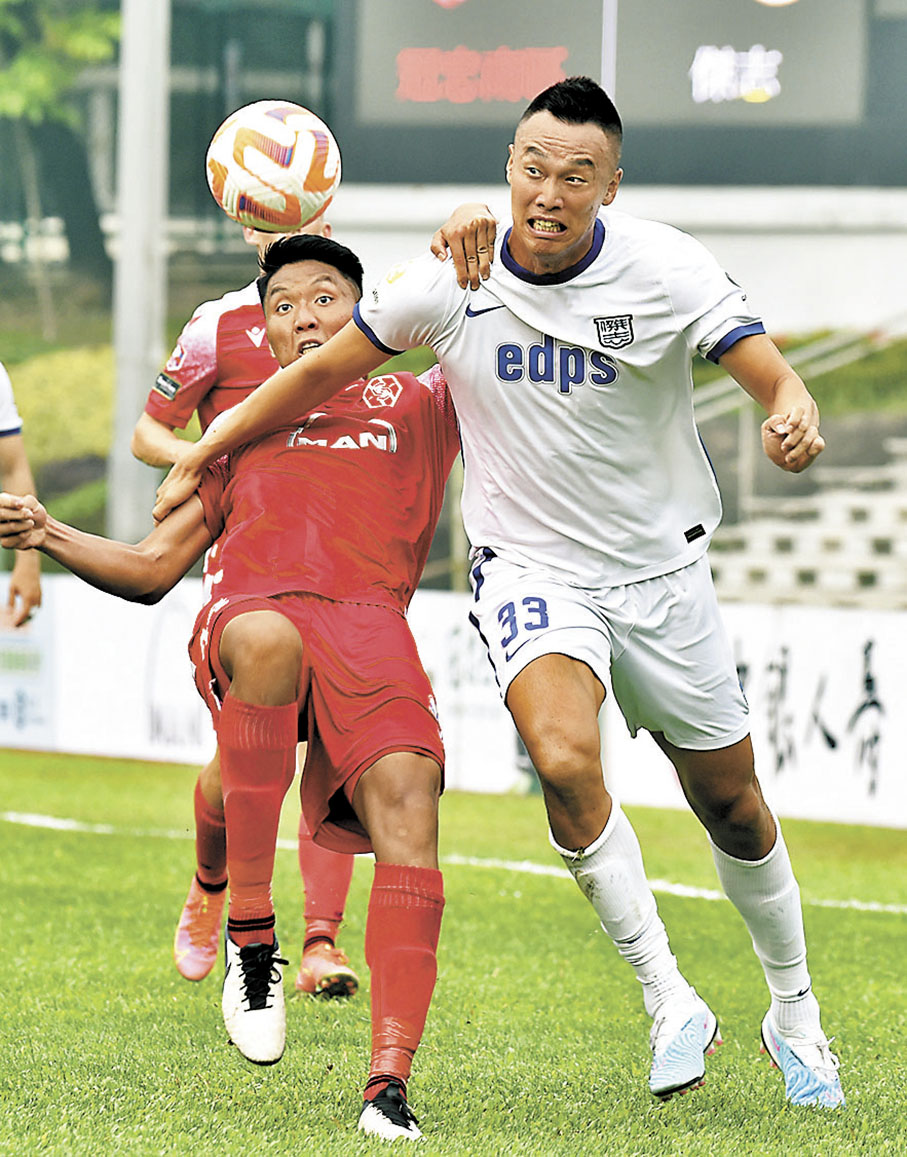 ◆金信煜（右）今季能否重拾狀態、填補丹恩奴域的空缺，值得關注。 資料圖片