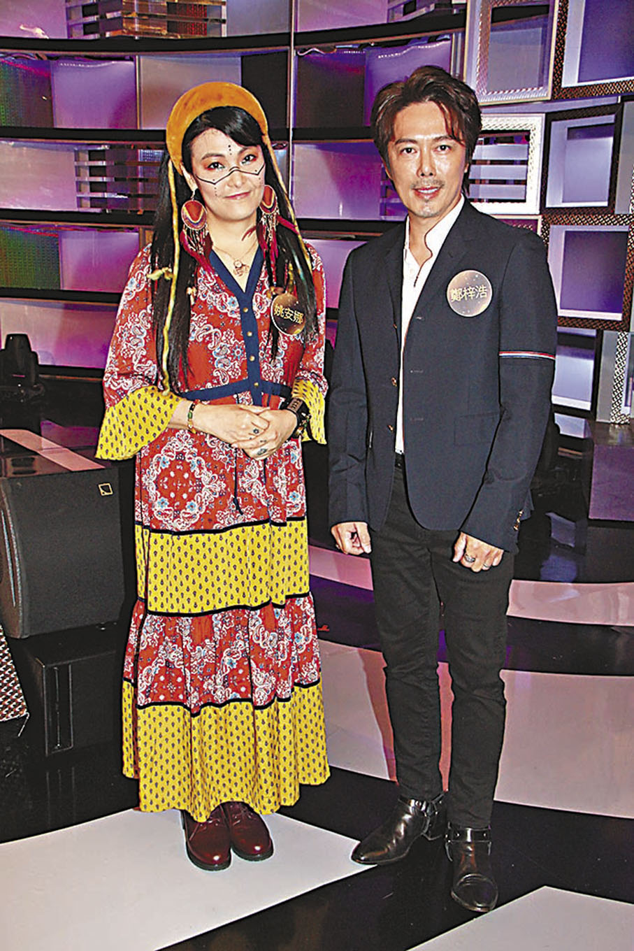 ◆姚安娜同鄭梓浩都笑稱已有30多年沒有再踏舞台。