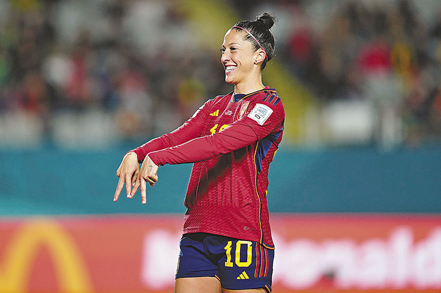 ◆ 西班牙前鋒珍妮花靴莫素信心滿滿。  資料圖片